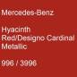 Preview: Mercedes-Benz, Hyacinth Red/Designo Cardinal Metallic, 996 / 3996.